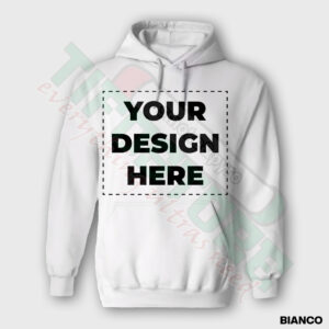 B001 Felpa con Cappuccio Personalizzata